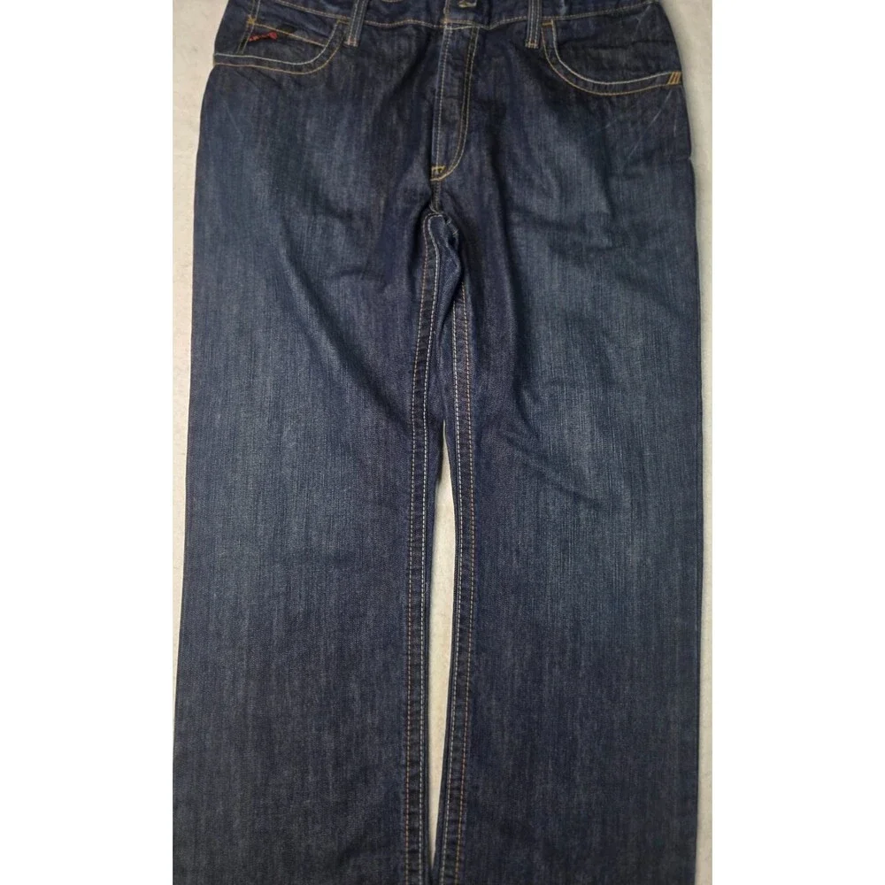 Ariat FR Work M4 Low Rise Boot Jeans Men's 40x34 Dark Wash Flame Resistant